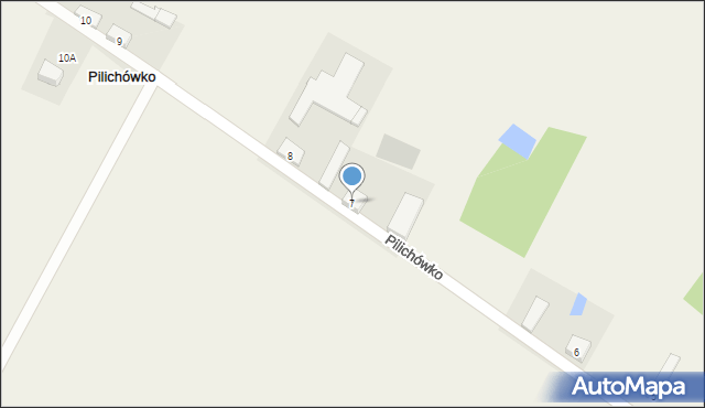Pilichówko, Pilichówko, 7, mapa Pilichówko