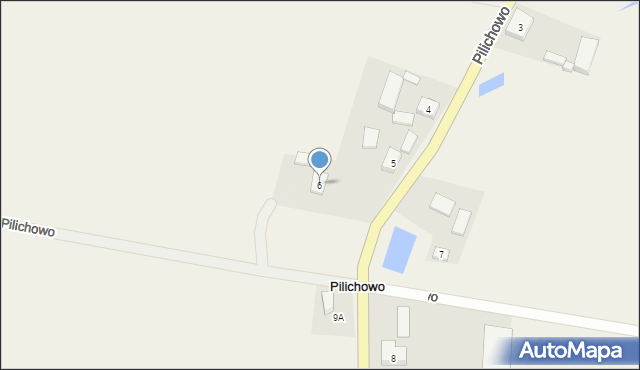 Pilichowo, Pilichowo, 6, mapa Pilichowo