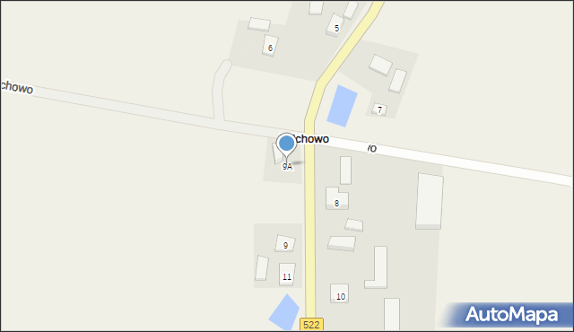 Pilichowo, Pilichowo, 9A, mapa Pilichowo