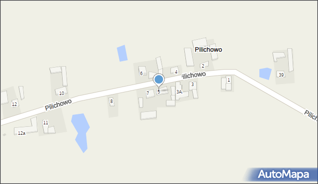 Pilichowo, Pilichowo, 5, mapa Pilichowo