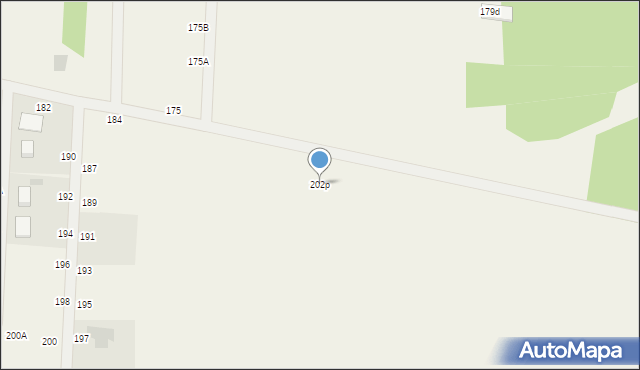 Piliki, Piliki, 202p, mapa Piliki