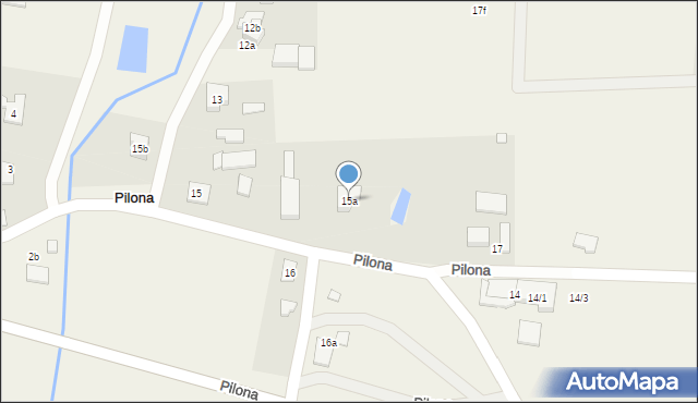 Pilona, Pilona, 15a, mapa Pilona