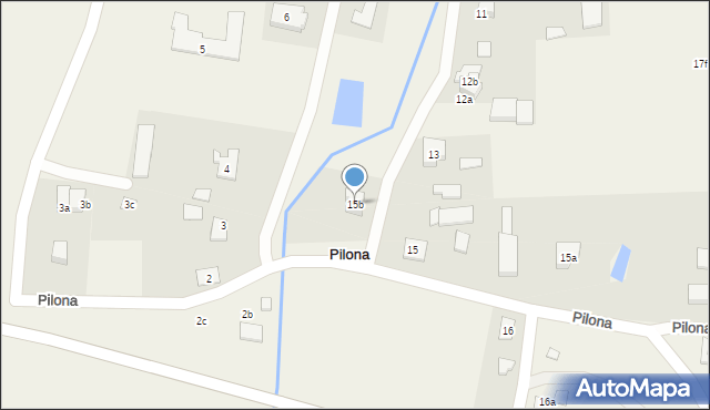 Pilona, Pilona, 15b, mapa Pilona