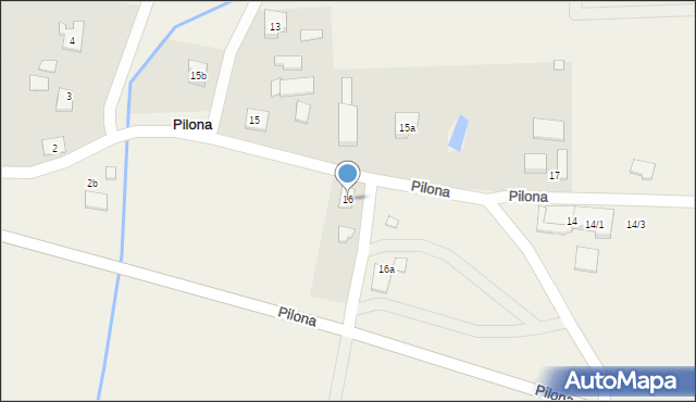 Pilona, Pilona, 16, mapa Pilona