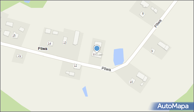 Pilwa, Pilwa, 11a, mapa Pilwa