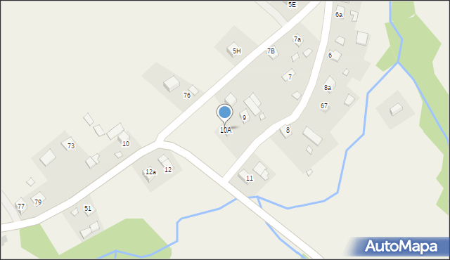 Piorunka, Piorunka, 10A, mapa Piorunka