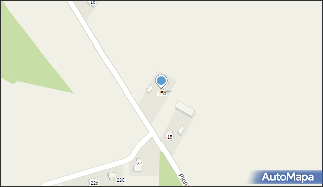 Piorunówek, Piorunówek, 15a, mapa Piorunówek