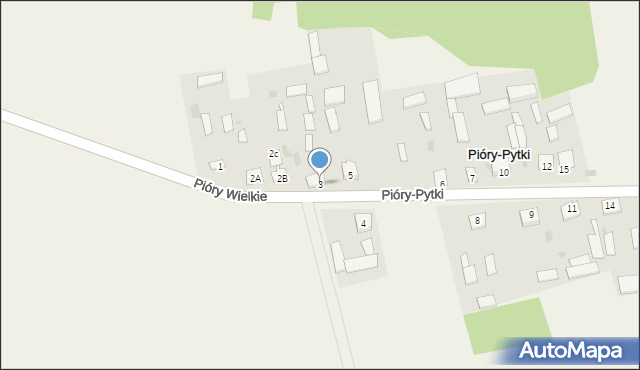 Pióry-Pytki, Pióry-Pytki, 3, mapa Pióry-Pytki