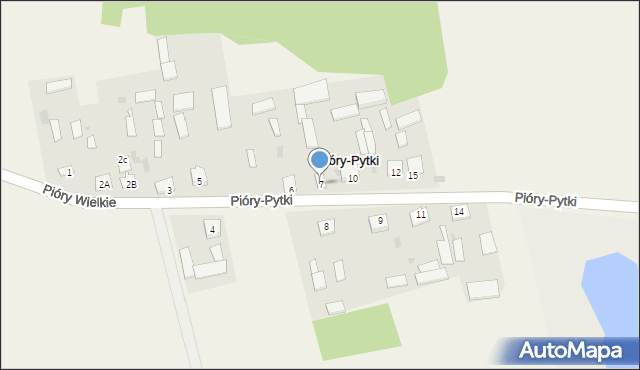 Pióry-Pytki, Pióry-Pytki, 7, mapa Pióry-Pytki