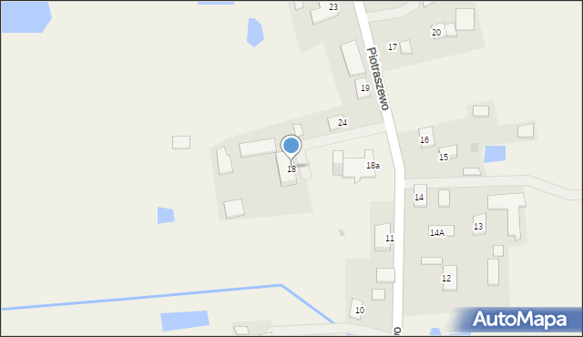 Piotraszewo, Piotraszewo, 18, mapa Piotraszewo