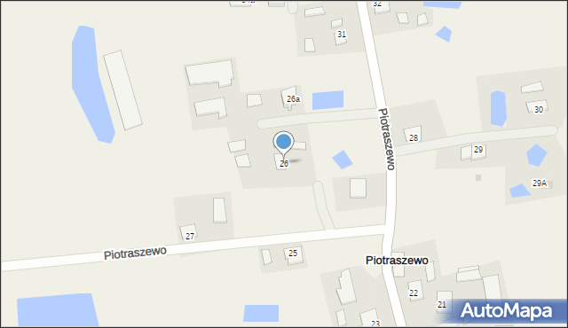 Piotraszewo, Piotraszewo, 26, mapa Piotraszewo