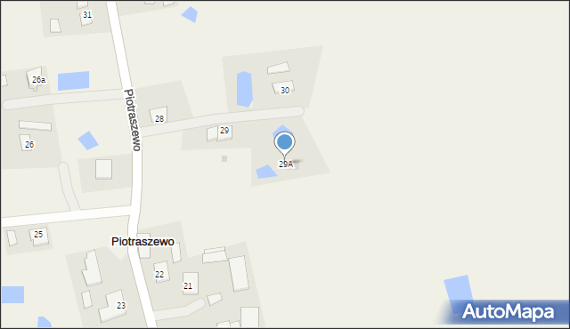 Piotraszewo, Piotraszewo, 29A, mapa Piotraszewo