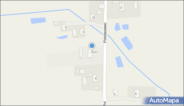 Piotraszewo, Piotraszewo, 7, mapa Piotraszewo