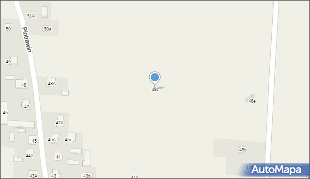 Piotrawin, Piotrawin, 48c, mapa Piotrawin