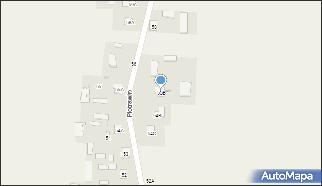 Piotrawin, Piotrawin, 55B, mapa Piotrawin