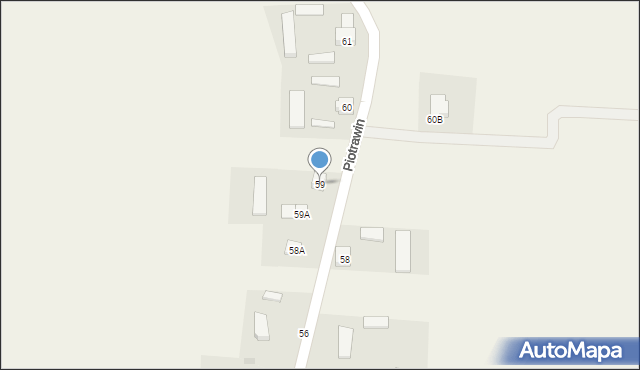 Piotrawin, Piotrawin, 59, mapa Piotrawin