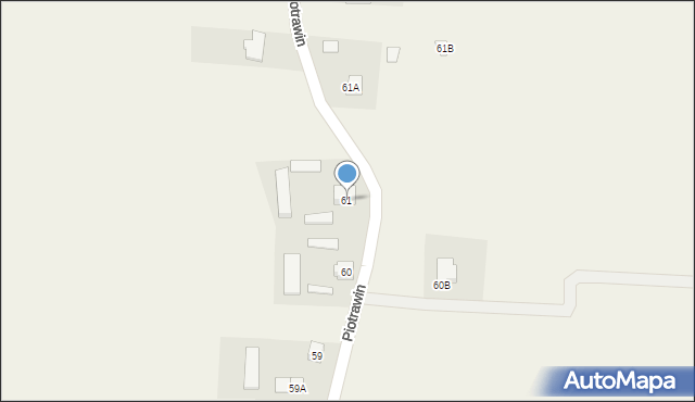 Piotrawin, Piotrawin, 61, mapa Piotrawin