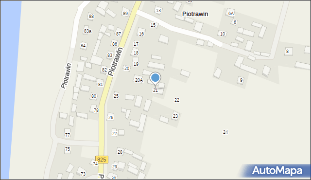 Piotrawin, Piotrawin, 21, mapa Piotrawin