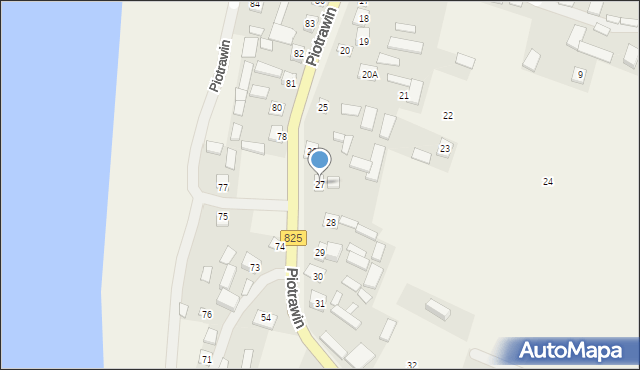 Piotrawin, Piotrawin, 27, mapa Piotrawin