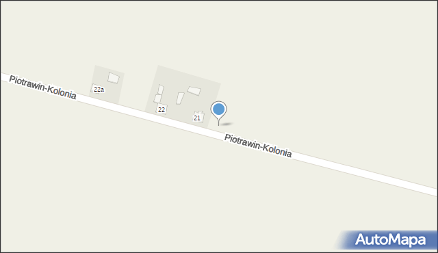 Piotrawin-Kolonia, Piotrawin-Kolonia, 21a, mapa Piotrawin-Kolonia
