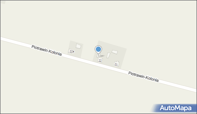 Piotrawin-Kolonia, Piotrawin-Kolonia, 22b, mapa Piotrawin-Kolonia