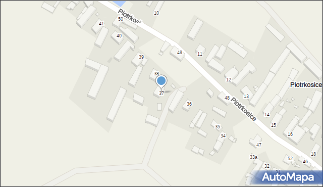 Piotrkosice, Piotrkosice, 37, mapa Piotrkosice