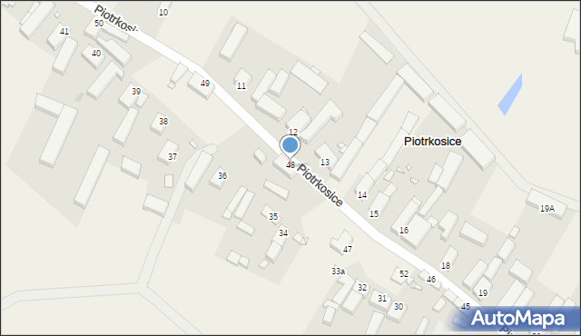 Piotrkosice, Piotrkosice, 48, mapa Piotrkosice