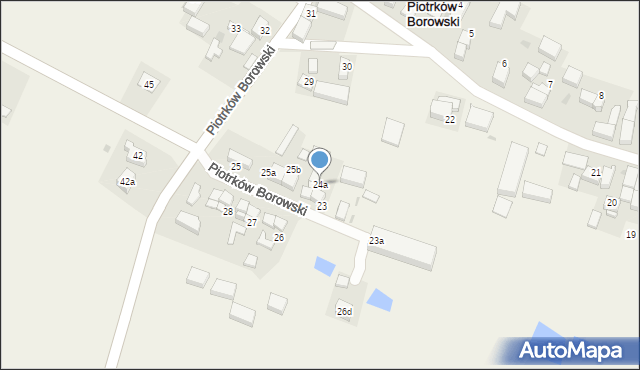 Piotrków Borowski, Piotrków Borowski, 24a, mapa Piotrków Borowski