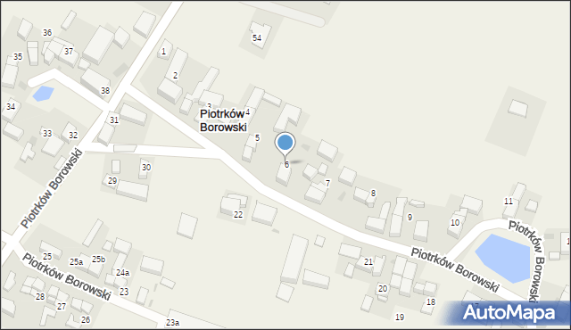 Piotrków Borowski, Piotrków Borowski, 6, mapa Piotrków Borowski