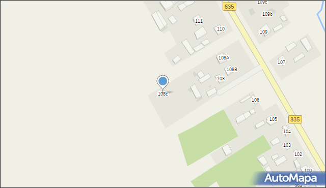 Piotrków Drugi, Piotrków Drugi, 108c, mapa Piotrków Drugi