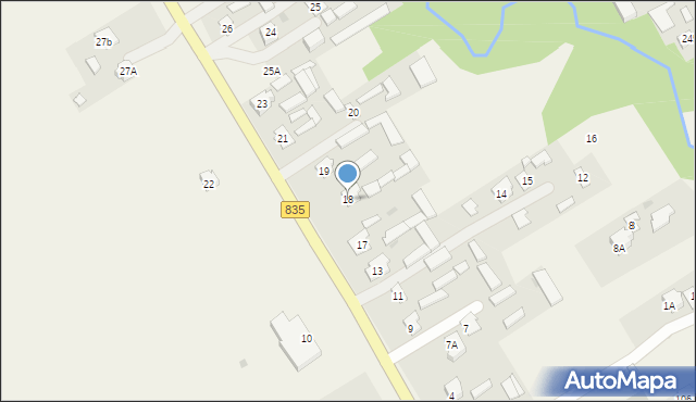 Piotrków Drugi, Piotrków Drugi, 18, mapa Piotrków Drugi