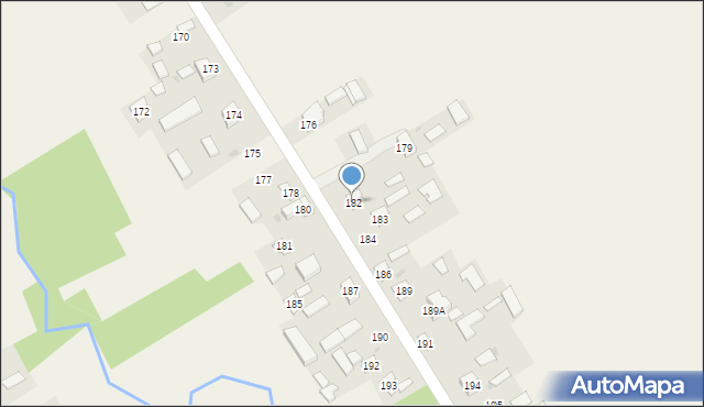 Piotrków Drugi, Piotrków Drugi, 182, mapa Piotrków Drugi