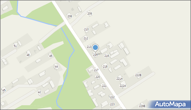 Piotrków Drugi, Piotrków Drugi, 215, mapa Piotrków Drugi