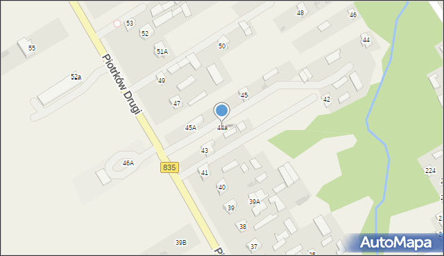 Piotrków Drugi, Piotrków Drugi, 44a, mapa Piotrków Drugi