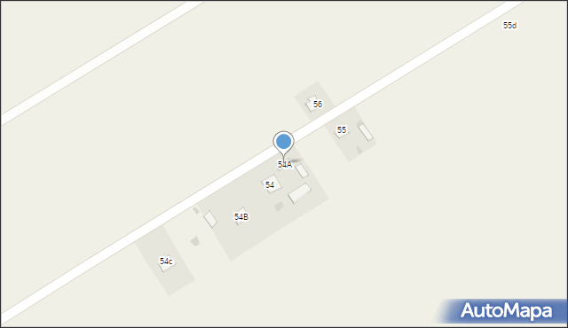 Piotrków-Kolonia, Piotrków-Kolonia, 54A, mapa Piotrków-Kolonia