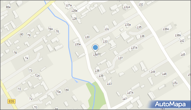 Piotrków Pierwszy, Piotrków Pierwszy, 134, mapa Piotrków Pierwszy