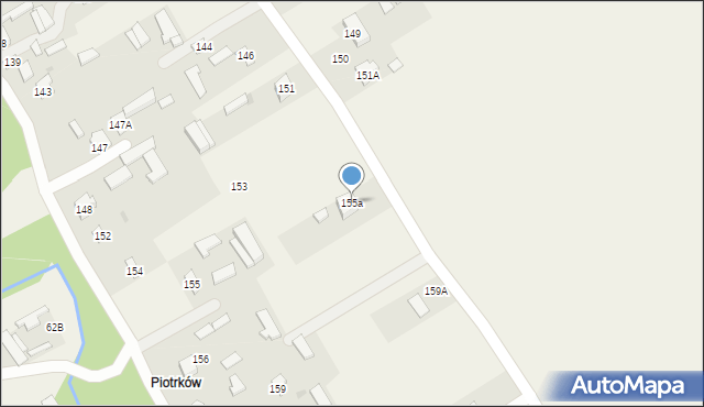 Piotrków Pierwszy, Piotrków Pierwszy, 155a, mapa Piotrków Pierwszy