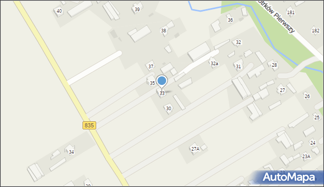 Piotrków Pierwszy, Piotrków Pierwszy, 33, mapa Piotrków Pierwszy