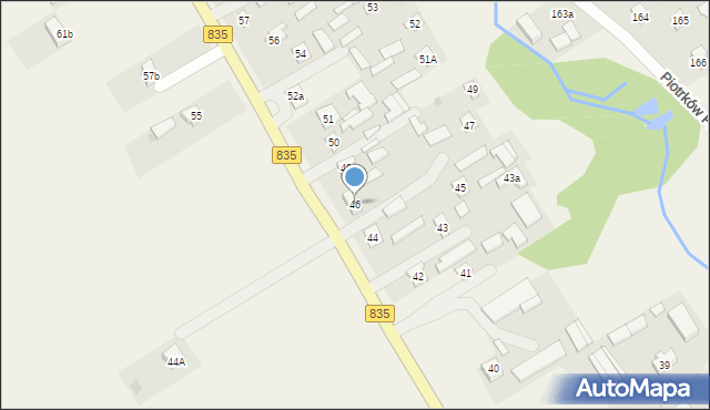 Piotrków Pierwszy, Piotrków Pierwszy, 46, mapa Piotrków Pierwszy