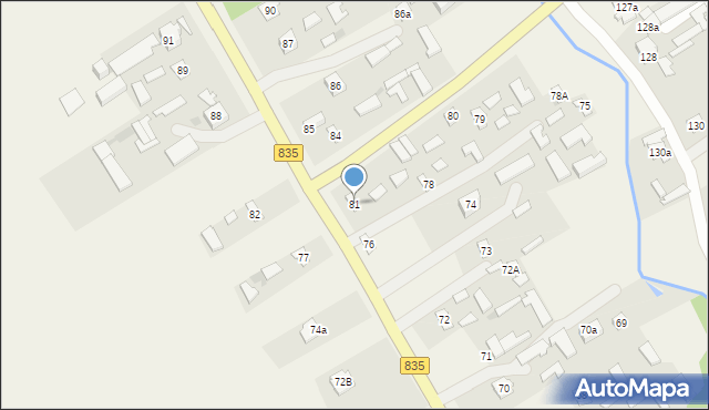 Piotrków Pierwszy, Piotrków Pierwszy, 81, mapa Piotrków Pierwszy