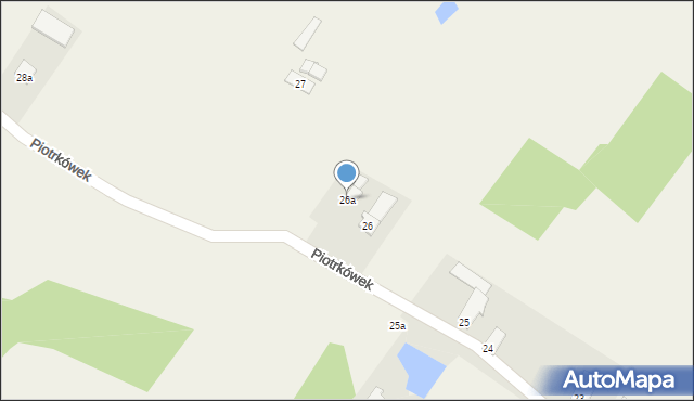 Piotrkówek, Piotrkówek, 26a, mapa Piotrkówek