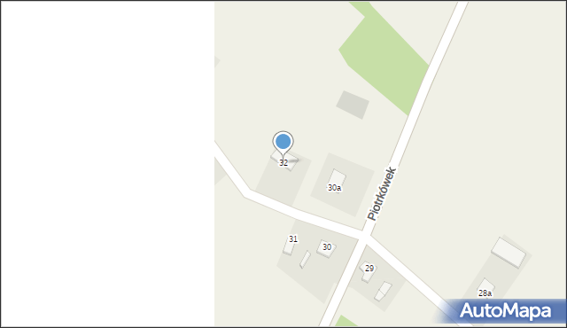 Piotrkówek, Piotrkówek, 32, mapa Piotrkówek