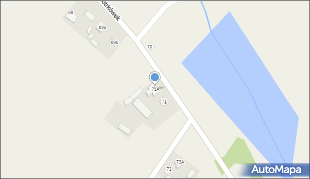 Piotrkówek, Piotrkówek, 71A, mapa Piotrkówek