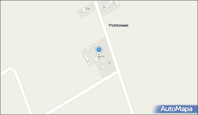 Piotrkówek, Piotrkówek, 32, mapa Piotrkówek