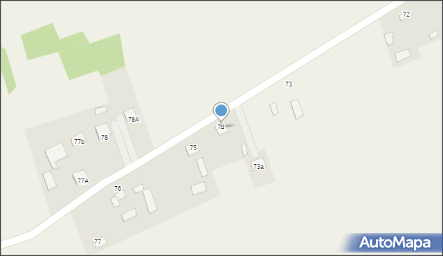 Piotrkówek, Piotrkówek, 74, mapa Piotrkówek