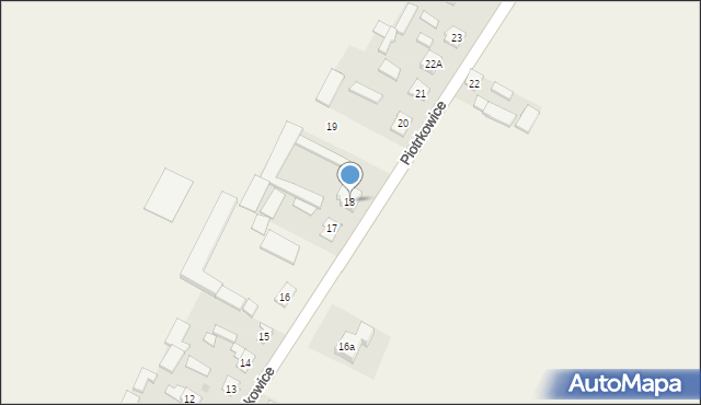 Piotrkowice, Piotrkowice, 18, mapa Piotrkowice