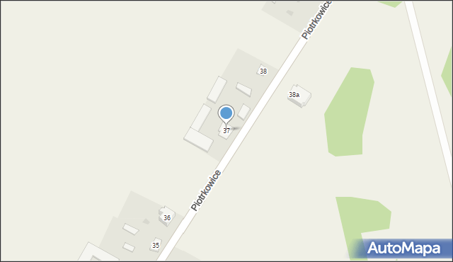 Piotrkowice, Piotrkowice, 37, mapa Piotrkowice