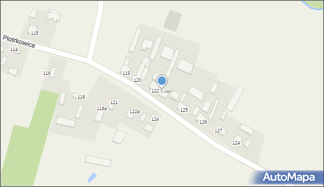Piotrkowice, Piotrkowice, 123, mapa Piotrkowice