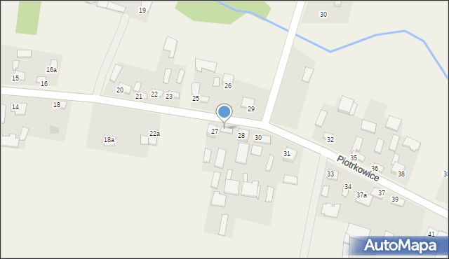 Piotrkowice, Piotrkowice, 28a, mapa Piotrkowice