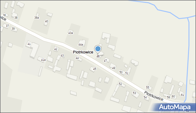 Piotrkowice, Piotrkowice, 46, mapa Piotrkowice